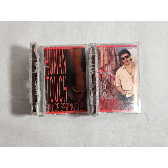 Bruce Springsteen Human Touch & Lucky Town Tested Cassette Lot (Columbia, 1992) - Picture 5 of 5